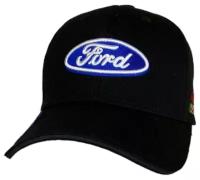 Бейсболка Ford Форд бейсболка кепка мужская женская, размер 55-58, черный