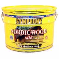 Антисептик для дерева Symphony Nordic Wood Silk 9 л, Зелёный