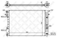 радиатор системы охлаждения Opel Omega B 2,0-2,5 Aut. 94-00, 1025065SX STELLOX 10-25065-SX