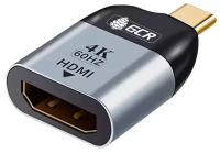 Переходник Greenconnect GCR-53389 USB Type C > HDMI 4K 60Hz, M/F