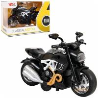 Игрушка инерционная модель мотоцикла PAZZLE 1:14 CLASSICAL MOTO AB TOYS MY66-M1116