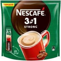 Растворимый кофе Nescafe 3 в 1 крепкий, в стиках, 20 уп., 290 г