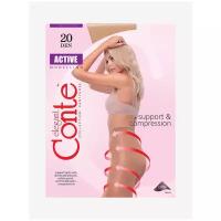 Колготки Conte elegant Active, 20 den, размер 2, бежевый