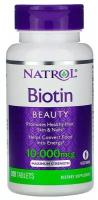 Таблетки Natrol Biotin