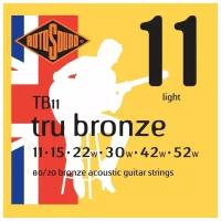 Струны для акустической гитары ROTOSOUND TB11 STRINGS 80/20 BRONZE