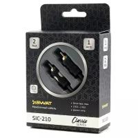 SWAT SIC-210 межблочный кабель 2RCA-2RCA, 1.0 метр