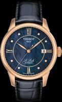 Швейцарские механические часы с автоподзаводом Tissot Le Locle Automatic T41.6.423.96 на кожаном браслете, с водозащитой 3 Бара и международной гарантией от производителя