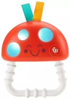 Прорезыватель Fisher-Price Грибочек HBP46, красный/белый