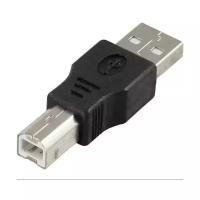 Адаптер USB2.0 Am-Bm Premier 6-082 насадка-переходник на usb кабель-удлинитель - чёрный