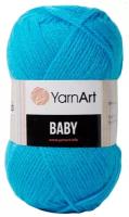 Пряжа для вязания YarnArt 'Baby' 50гр 150м (100% акрил) (552 голубая бирюза), 5 мотков