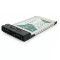 Адаптер Gembird CardBus PCMCIA на 2 SATA порта