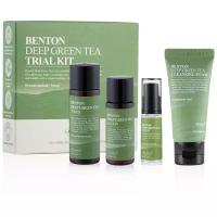 Набор миниатюр с зелёным чаем | Benton Deep Green Tea Trial Kit 30+20+5+25 ml