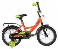 Детский велосипед 14 Novatrack Vector оранжевый