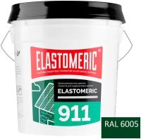 Покрытие для гидроизоляции и окраски металлических крыш Elastomeric 911 (20кг.), зеленый мох