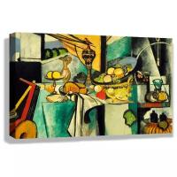 Картина 50x30 см на холсте Анри Матисс - Натюрморт по «Десерту» Яна Давидса де Хема