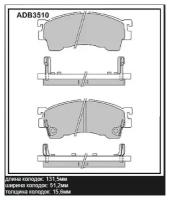 Колодки тормозные Mazda 323 (BJ) 98-04, 626 (GE, GF) 91-02, Premacy 99-05 передние Allied Nippon