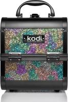 Бьюти кейс №33 Holographic opal Kodi professional. Мини чемодан для визажиста, косметолога, бровиста