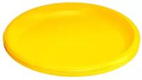 Тарелки одноразовые диаметр 21 см желтые 60 штук Мистерия