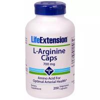 Аминокислота Life Extension L-Arginine Caps 700 mg, нейтральный, 200 шт