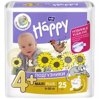 Подгузники Bella Baby Happy Maxi Plus (9-20 кг) 25 шт