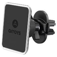 Автомобильный держатель Arroys Vent One black silver