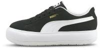 Кроссовки женские Puma Suede Mayu, артикул: 38068602, цвет: Black White, размер: 7 US