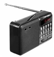 Аудиосистема портативная Perfeo Palm PF_A4870 (FM, MP3) черный, 3Вт