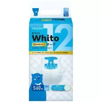 Nepia подгузники Whito 12 часов S (4-8 кг) 60 шт