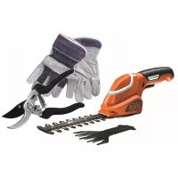 Ножницы-кусторез аккумуляторный BLACK+DECKER GSL700KIT-QW 15 см