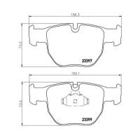 Комплект тормозных колодок Textar 2339703 для Land Rover Range Rover III