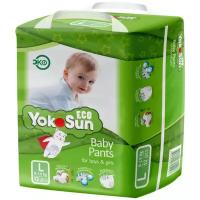 YokoSun трусики Eco L, 9-14 кг, 12 шт., белый