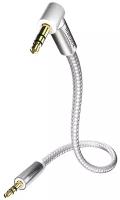 Кабель межблочный Inakustik Premium MP3 Audio Cable 90, 3.5 Phone plug, 0.75 m, 0041040075