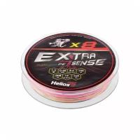 Шнур Extrasense X8 PE Multicolor 150m 1.2/19LB 0.20mm (HS-ES-X8-1.2/19LB) Helios