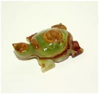 Сувенир ручной работы из натурального камня Оникс "Черепаха" 7,5 см