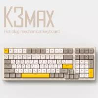Клавиатура механическая русская Wolf K3 MAX игровая с подсветкой + Hot Swap проводная для компьютера ноутбука Gaming/game keyboard usb, светящаяся