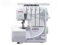 Оверлок Janome ArtDecor 724D в комплекте со швейной машиной Aurora 525