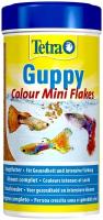 Корм для гуппи Tetra Guppy Colour Mini Flakes, придание яркого окраса, 250 мл