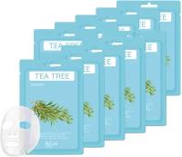 Yu.R - Маска для лица с экстрактом чайного дерева YU.R ME Tea Tree Sheet Mask, 25 г - 10 шт