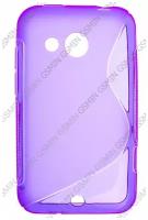 Чехол силиконовый для HTC Desire 200 S-Line TPU (Фиолетовый)