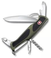 Нож Victorinox RangerGrip 61, 130 мм, 11 функций, зеленый