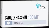 Силденафил таб. п/о плен., 100 мг, 1 шт