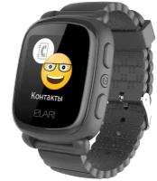 Детские умные часы ELARI KidPhone 2 c SIM-картой с балансом 1200 в комплекте, черный