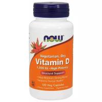 Now Vitamin D High Potency 1000 Iu 120 капсул