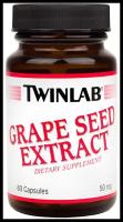 TWINLAB Grape seed extract 50mg, 60капс