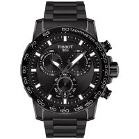 Швейцарские кварцевые часы Tissot Supersport Chrono T125.617.33.051.00 на стальном браслете, с водозащитой 10 бар и международной гарантией от производителя