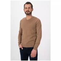 Пуловер Tom Tailor, размер 48, коричневый