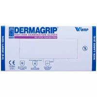 Перчатки латексные Смотровые WRP DERMAGRIP High Risk, 25 пар, размер L