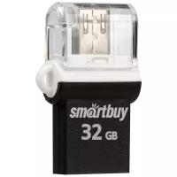 USB-флеш 32GB SmartBuy OTG Poko (черная)