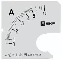 Шкала сменная для A721 5-5А-1,5 EKF PROxima