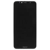 Дисплей для Huawei Honor 7C модуль в сборе с рамкой и тачскрином (черный)
